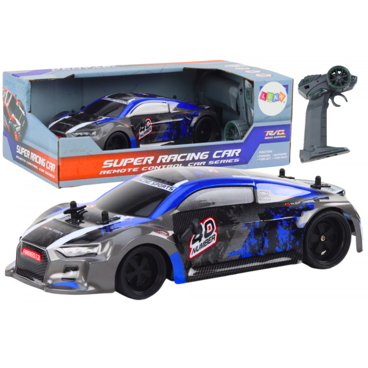 Športové autíčko Drift na diaľkové ovládanie 1:18 - modré