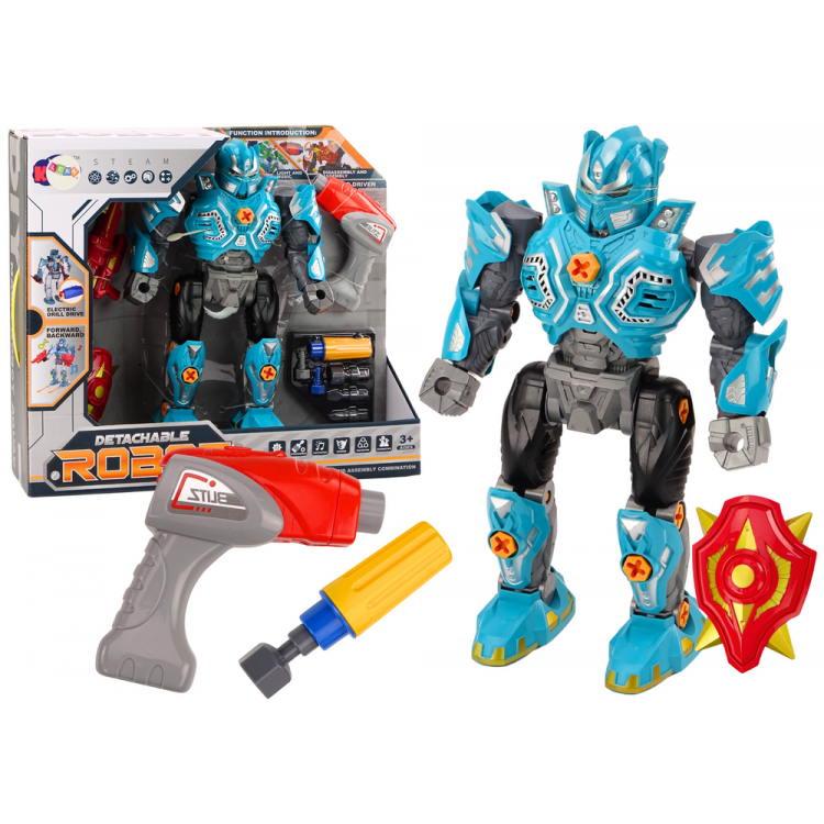 Robot na demontáž – tyrkysová