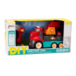 DIY Auto s hákom na demontáž – červená