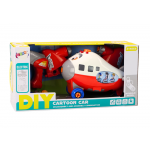 DIY Twist Wing lietadlo na demontáž - červené