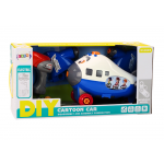 DIY Twist Wing lietadlo na demontáž - modrá