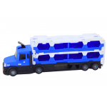 Pretekárska dráha Lora Odťahové vozidlo 2v1 - modrá