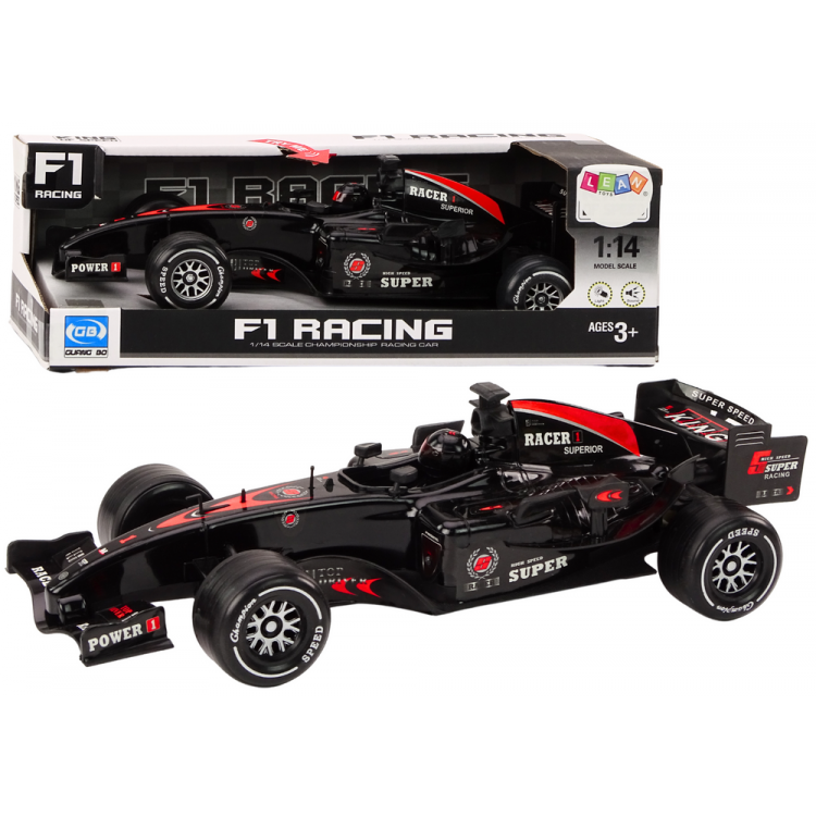 Závodné auto F1 1:14 - čierne