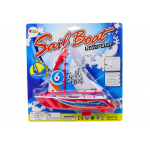 Vodná hračka - Loď plávajúca na batérie, červená