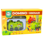 Dinosaurie auto na batérie - farebné domino