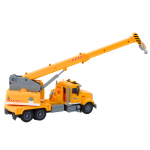 Nákladné auto so žeriavom, svetelné a zvukové efekty - žltá