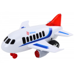 Osobné lietadlo, zvuky jazdy, svetlá – biela