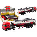 Nákladné auto s prívesom TIR Tanker 1:24 – červená
