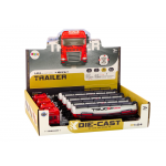 Nákladné auto s prívesom TIR Tanker 1:24 – červená