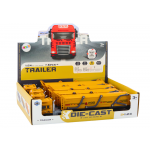 Nákladné auto s prívesom TIR Transport 1:24, zvuky, svetlá – žlté Nákladné auto s prívesom TIR Transport 1:24, zvuky, svetlá – žlté