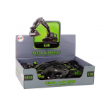 Pásové rýpadlo s kovovou lyžicou 1:55, čierno-zelené