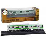 Zberateľský kovový model vozňa 1:48, strieborný