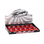 Športové auto 1:32, kovové - červená