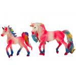 Zberateľské figúrky Jednorožce 2ks. - ružové