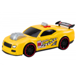 Žlté športové auto – svetelné a zvukové efekty