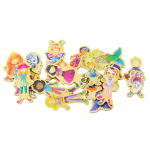 Sada drevených magnetiek Postavičky - 20 kusov