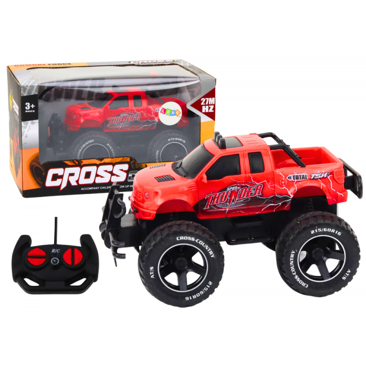 RC Terénne auto na diaľkové ovládanie 1:18, červená