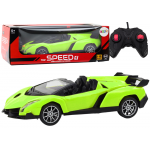 Športové auto RC na diaľkové ovládanie 1:18 zelené