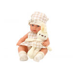 Bábika Lovely Baby so zajačikom - béžová