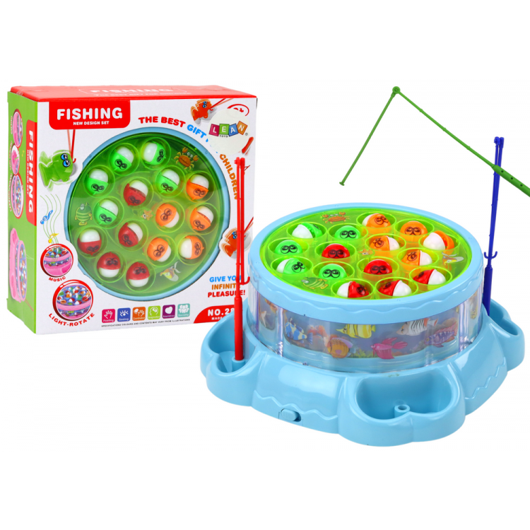 Hra Rybolov s udicami - modrá