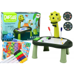 Projektor na kreslenie 2v1 Dinosaurus -projektor a stolné hry s dinosaurami – zelená Projektor na kreslenie 2v1 Dinosaurus -projektor a stolné hry s dinosaurami – zelená