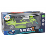 RC auto s dymovým efektom 1:20 zelené RC auto s dymovým efektom 1:20 zelené