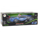 RC policajné auto na diaľkové ovládanie 1:12 Modré RC policajné auto na diaľkové ovládanie 1:12 Modré