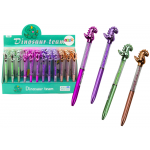 Guľôčkové pero Dinosaurus, modrá náplň 0,7 mm – Mix
