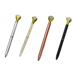 Guľôčkové pero s diamantom a bodkami, modrá náplň 0,7 mm - Mix