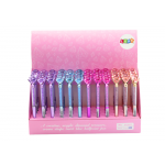 Guľôčkové pero Diamonds, modrá náplň 0,7 mm – Mix