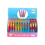 Guľôčkové pero so srdiečkom, modrá náplň 0,7 mm – Mix