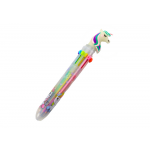 Guľôčkové automatické pero Jednorožec Multicolor - Mix 10 farieb