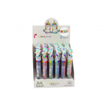 Guľôčkové automatické pero Jednorožec Multicolor - Mix 10 farieb