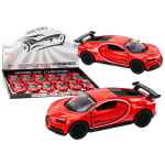 Športové auto 1:32 na trecí pohon - červené