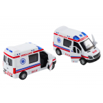 Sanitka 1:32, svetlá, zvuky - biela
