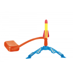 Raketomet s pumpou, penové žlté rakety 3 kusy