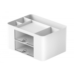 Organizér so zásuvkami - biely