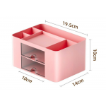 Organizér so zásuvkami - ružový