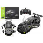 RC Stavebnica Porsche 911 GT2 1:18, sivá – 68 kusov RC Stavebnica Porsche 911 GT2 1:18, sivá – 68 kusov