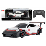 RC Auto Porshe 911 GT3 1:18 Rastar – bielo-sivá