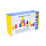 Arkádová hra Stavanie pohárov podľa kariet Bell