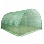 Záhradný fóliový skleník 4x2, 5x2m 10m² - zelený s rámom Záhradný fóliový skleník 4x2, 5x2m 10m² - zelený s rámom
