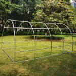 Záhradný fóliový skleník 4x2, 5x2m 10m² - zelený s rámom Záhradný fóliový skleník 4x2, 5x2m 10m² - zelený s rámom