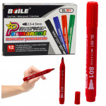 Permanentný popisovač, vodeodolný – červená