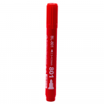 Permanentný popisovač, vodeodolný – červená