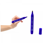 Permanentný popisovač, vodeodolný – modrá