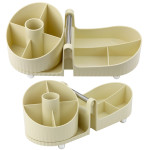 Organizér na kozmetiku - béžový