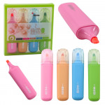 Sada zvýrazňovačov s dvoma hrotmi – 4 kusy