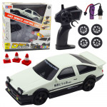 RC Driftovacie športové auto, diaľkové ovládanie – biela