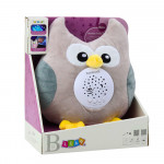 Plyšová sova na spanie s ​​projektorom a melódiami